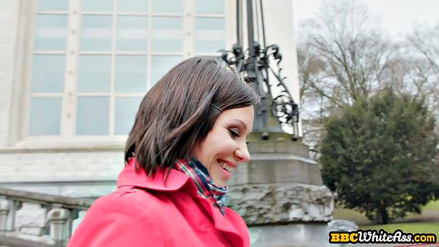 Bigbooty sexy babe gets ass smashed by BBC