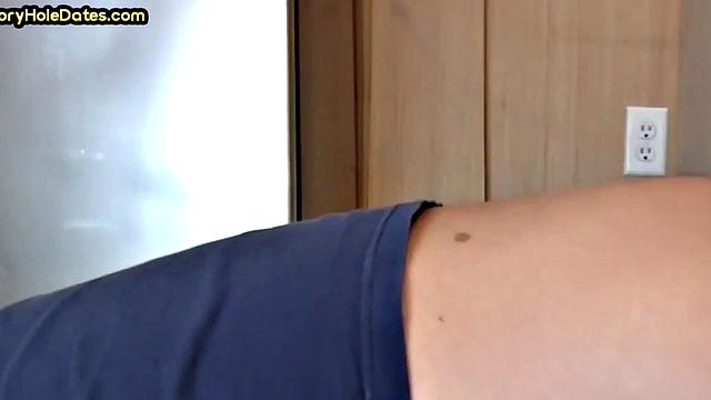 Mature gets fucked in homemade closeup by BFs cock