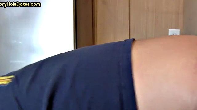 Mature gets fucked in homemade closeup by BFs cock