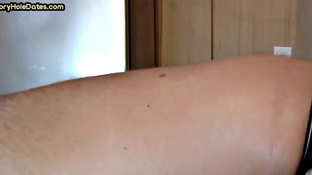 Mature gets fucked in homemade closeup by BFs cock