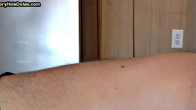 Mature gets fucked in homemade closeup by BFs cock