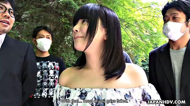 Naughty Tsuna Kimura is fucked by a river