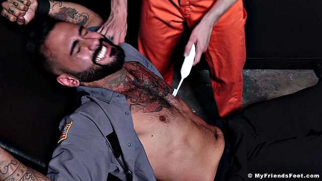 Prison Guard Rikk Tickled