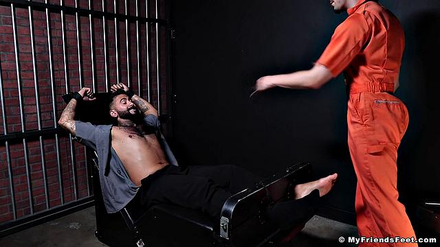 Prison Guard Rikk Tickled
