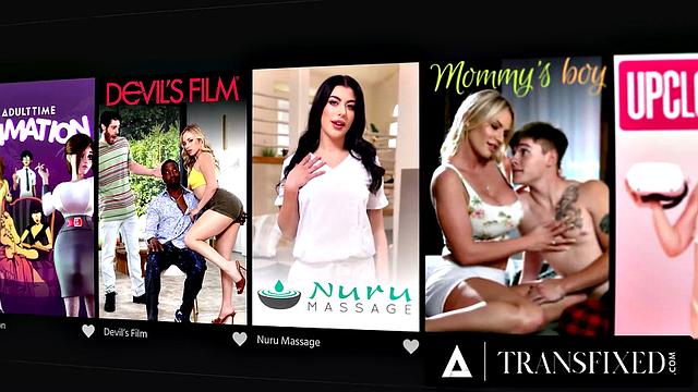 TRANSFIXED - Fireman Helps With Fire Alarm By Ejaculating In Hot Trans Mouth