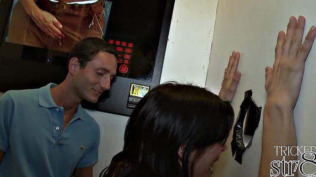 Real straight seduced by gloryhole
