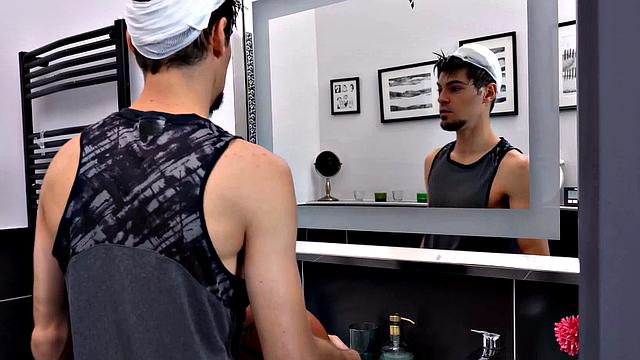 Blonde bombshell gets her tiny pink pussy drenched in cum in POV