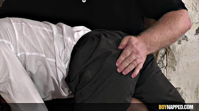 Daniel Hausser and Sebastian Kane explore rough pleasure with intense gay domination and aching desire