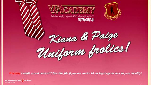 Kiana and Paige - Costume frolics!