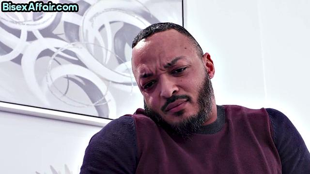 Authentic Bisexual Threesome with Naughty Slut