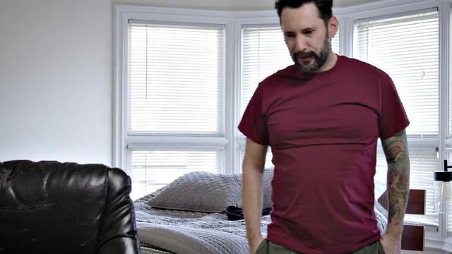 Cocksucking stepdaughter fucked by stepdad while alone