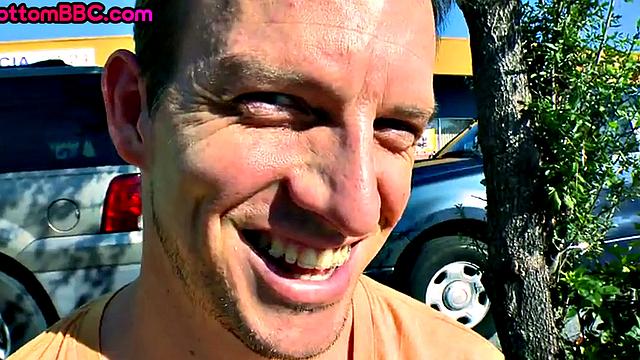 Nubian thug picked up and public fucked for cash in store