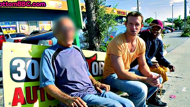 Nubian thug picked up and public fucked for cash in store