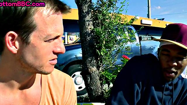 Nubian thug picked up and public fucked for cash in store