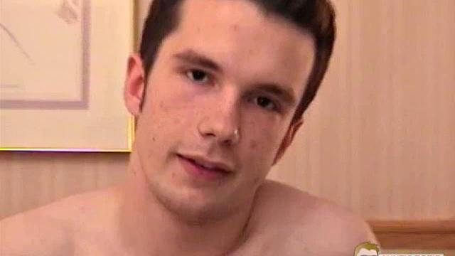 Greg, a 19 year old frat boy, sports a beautiful thick 8+ inch cut cock. The upper part of him is fairly smooth, while his legs and ass are hairy.