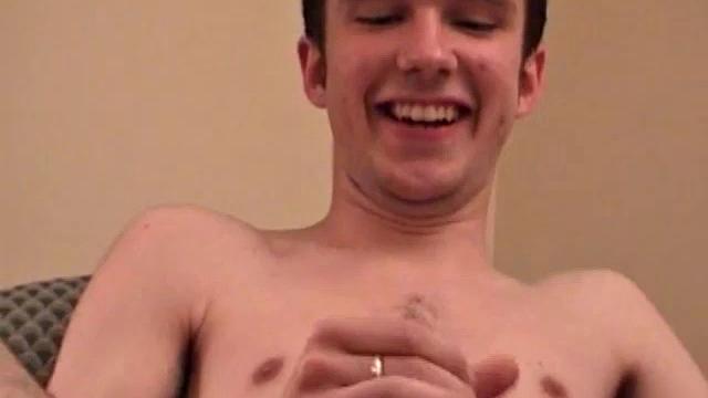 Greg, a 19 year old frat boy, sports a beautiful thick 8+ inch cut cock. The upper part of him is fairly smooth, while his legs and ass are hairy.