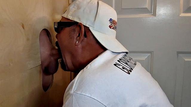 Dad Wants Gloryhole Suck and Fuck