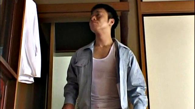 Japanese teen gets her hairy pussy drilled in a wild threesome