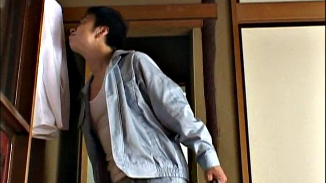 Japanese teen gets her hairy pussy drilled in a wild threesome