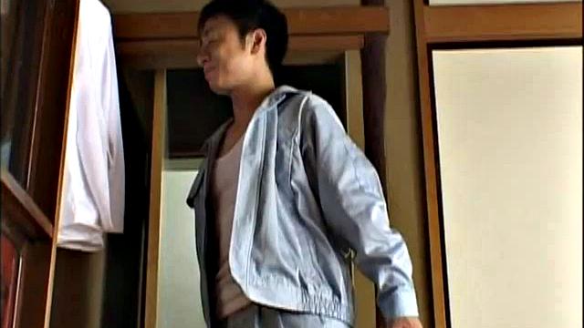 Japanese teen gets her hairy pussy drilled in a wild threesome