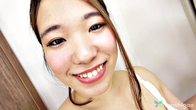 Amateur Japanese babe Miss Alice Tsukishima in her first film