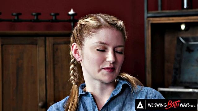 WE SWING BOTH WAYS - Sexy Threesome With Bisexual Men And Hot Wife Bunny Colby