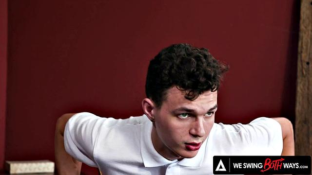 WE SWING BOTH WAYS - Sexy Threesome With Bisexual Men And Hot Wife Bunny Colby