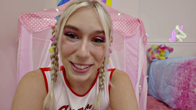 Kay Puts Lotion on Her Skin