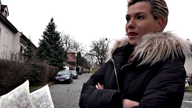 Booty euro picked up for sucking befoee nailed from behind