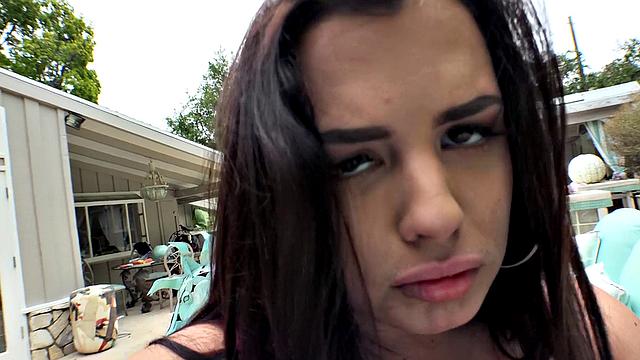 Watch Keisha Grey's bouncy tits bounce while getting fucked in doggystyle and cowgirl