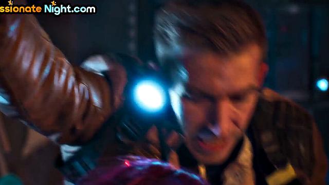 Redhead babe doggystyled by her beau