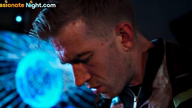 Redhead babe doggystyled by her beau