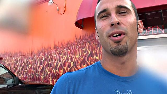 Fooled str8 gloryhole sucked and by gay dude