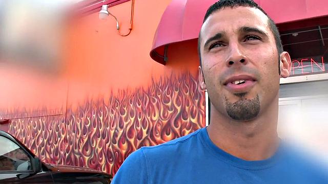 Fooled str8 gloryhole sucked and by gay dude