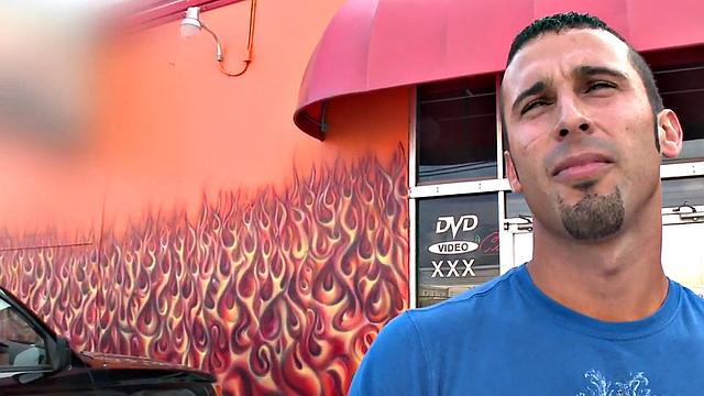 Fooled str8 gloryhole sucked and by gay dude