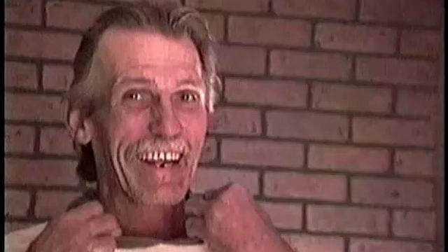 Snow is the last of 3 hobos I met, as they were getting off a train behind my store. Unfortunately I only got this scene on tape, as he's the most sexually active.