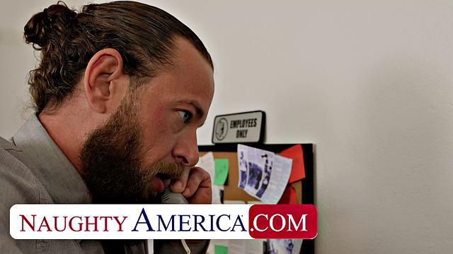 Olivia Jay fucks her way out of trouble in the Office