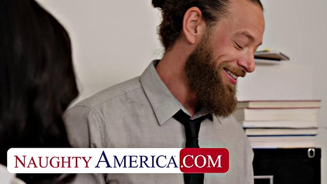 Olivia Jay fucks her way out of trouble in the Office