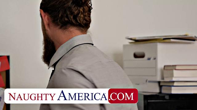 Olivia Jay fucks her way out of trouble in the Office