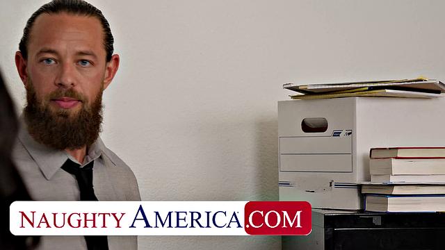 Olivia Jay fucks her way out of trouble in the Office