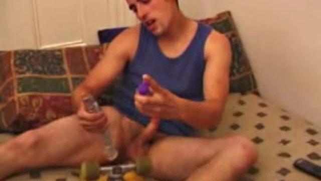 Mica Jerks Off With Toy