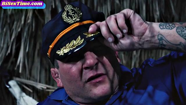 Horny babe cockriding bisex guys