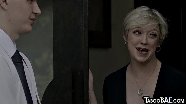 Busty blonde MILF smashed in 3way