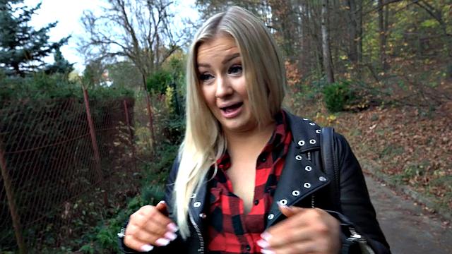 Picked Blonde doggystyled in POV