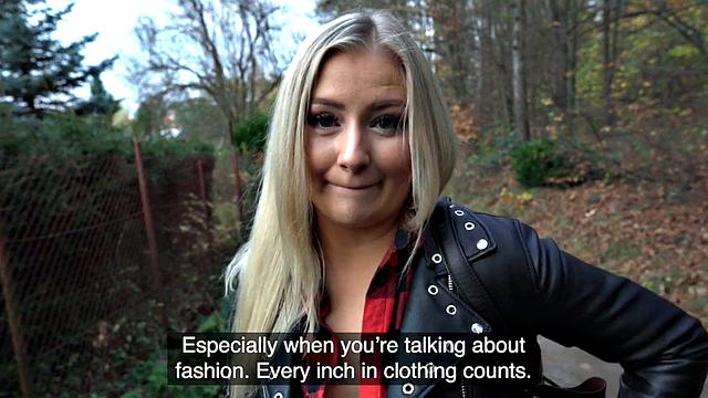 Picked Blonde doggystyled in POV