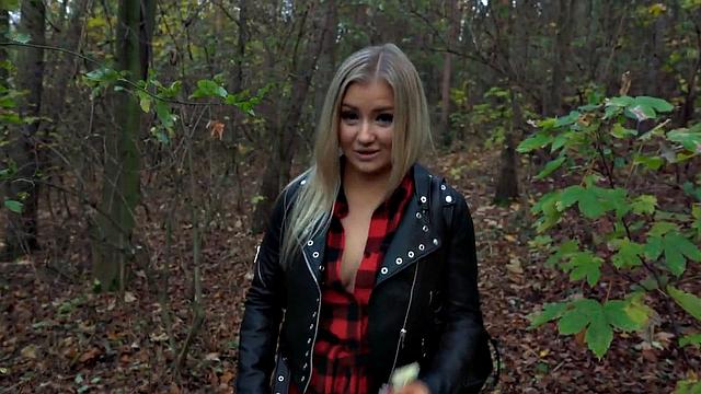 Picked Blonde doggystyled in POV