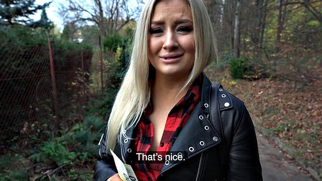 Picked Blonde doggystyled in POV