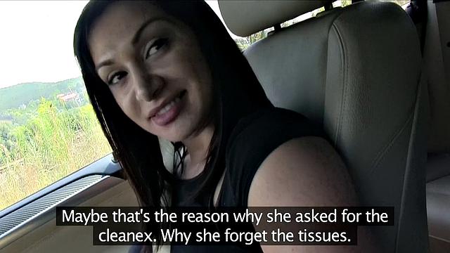 хитрые брюнетки на трассе торгуются за секс и бабки - часть 2