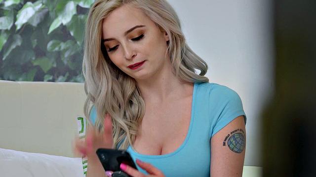 Lexi Lore and Ricky Johnson get naughty as spies studying their bald pussies