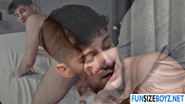 Pervert doctor stretches the ass of patient